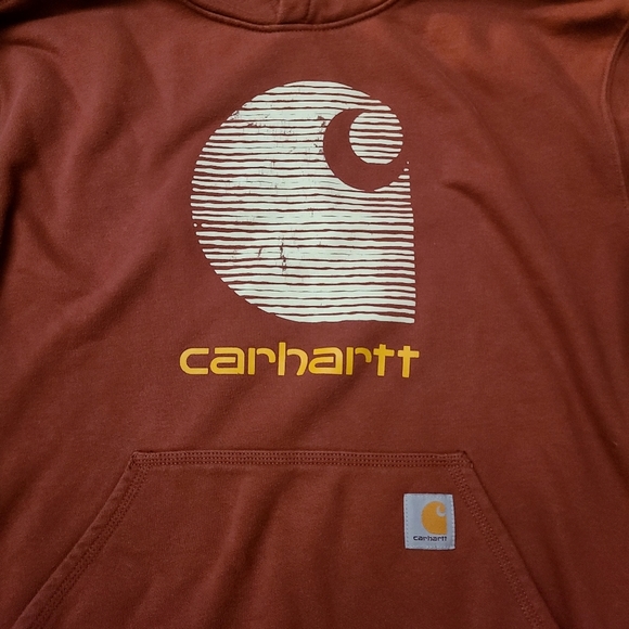Mens carhartt rain defender sweatshirt size L loose fit - Picture 4 of 5